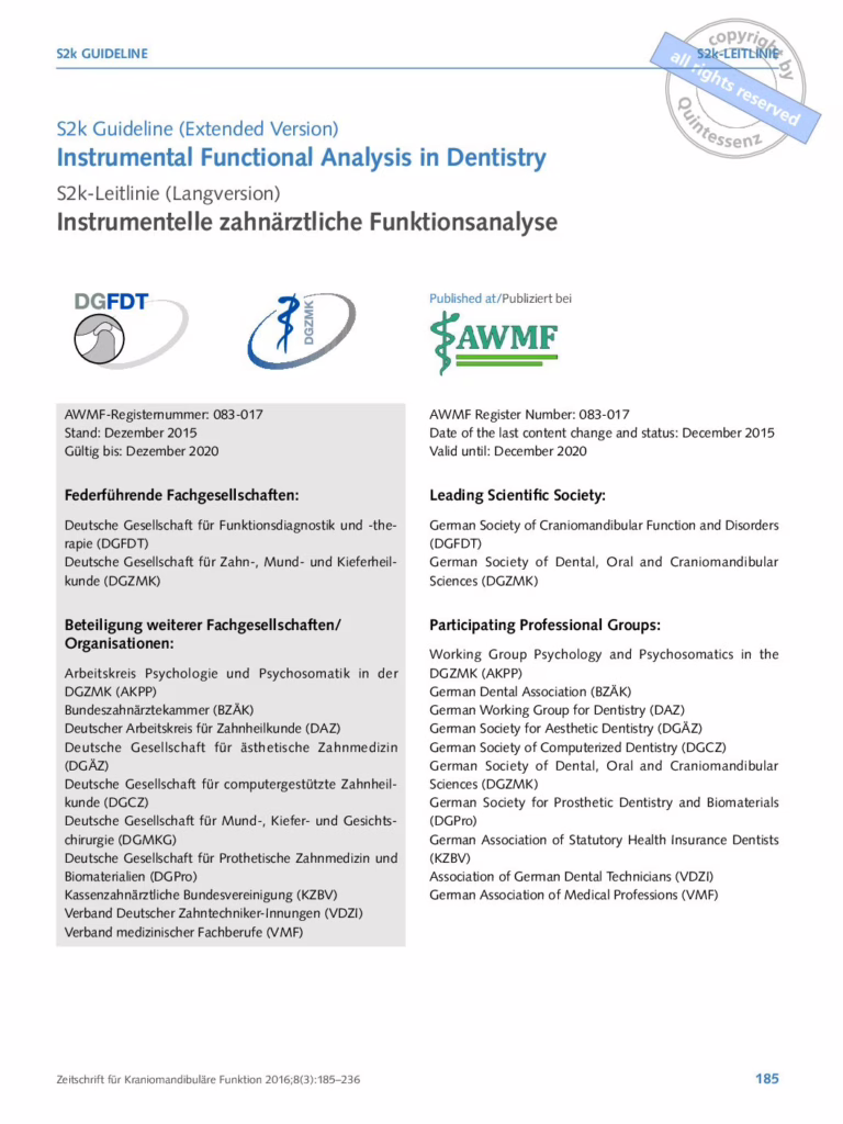 Vorschau: 2016-03-CMF-Guideline-Instrumental-Functional-Analysis-S.185-236
